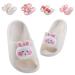 Flat-flopes flat summer slippers boys girl shower bathing shoes beach mules slippers parent-child sandals light anti-slip bathing flap 29/30 eu hare white