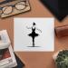 Buy 2 Microfiber Cleaning Cloths - Ballet Dancer Design | Eco-Friendly & Durable | Best International Shipping - Buy Online on SooperMarket.com