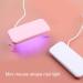 3Pcs Mini Nail Dryer Professional Nail Light Curing Gel LED Dryer Mouse Shape LED Nail Lamp Portable Nail Lamp Gel Polish Light for Nail Salon Home Travel (Roseate) - Buy Online on SooperMarket.com