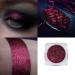 Phoera  Pigment Eyeshadow Palette Metallic Shimmer Glitter Loose Powder Eye Shadow Makeup (310 BURGUNDY)