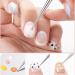 5 Pack Nail Dotting Pen Stainless Steel Double-ended Painting Nail Dotting Pens DIY Nail Decorations Manicure Tools for Home Beauty Nail Salon - Buy Online on SooperMarket.com