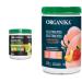 Organika Electrolytes Extra-Strength Powder- Lemon Lime- High in Sodium for Sport Recovery & Electrolytes + Enhanced Collagen- Strawberry Peach Flavour- Sugar-Free Hydration + Protein