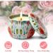 VETOUR Rose Soy Scented Candle 4.4oz | Aromatherapy Wax Jar Candle | 30 Hours Burn Time | Relaxing Stress Aroma | Gift for Women Mom | Home Bath Yoga Christmas | Bohemian Retro Style - Buy Online on SooperMarket.com