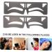 Beavorty 6 Pcs Eyebrow Ruler Molds Eyebrow Shaping Stencil Eyebrow Makeup Tools Eyebrow Trimming Card - Buy Online on SooperMarket.com