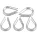10Pcs 1/8 Wire Rope Chain Thimble for Boat Rigging | 316 Stainless | Anchor & Splicing Tool - Buy Online on SooperMarket.com