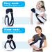 Vicloon Baby Sling Carrier for Newborns | Soft & Breathable 3D Mesh | Adjustable Buckles | Up to 20 kg | Blue Lattice Style - Buy Online on SooperMarket.com