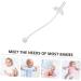 Ibasenice 12 STK Reusable Silicone Straws - Straw Sippy Cup Converter Kit for Baby Bottles - Eco-Friendly Pebble Gel Milk Cup - Transparent (3 Pack) - Buy Online on SooperMarket.com
