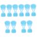 minkissy 20 Pcs Rabbit Ears Facial Brush Face Cleansing Brush Body Massager Lady Facial Cleaning Brush Face Wash Portable Massager Face Massage Brush The Face Pore brush Silica Gel Miss Light Bluex5pcs 7.5x7.5cmx5pcs