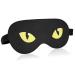 Haskirky Light Blocking Eye Mask Breathable and Adjustable Adult Men and Women Travel on Business Trips Yoga Meditation Light Smooth Comfortable Eye Mask Office Deep Sleep Goodies Yellow Eyes