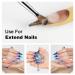 Golden Maple 100% Pure Kolinsky Hair Size 8 Oval Acrylic Nail Brush Set - Blue Wood Handle, Professional Manicure Tool for DIY Salon - Buy Online on SooperMarket.com