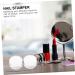 Ipetboom Silicone Nail Stamper Replacement 6pcs Nail Art Silicone Stamp Single Silica Gel Seal Silicone Stamper Replacement 2.30X2.30X1.20CM Transparent Color - Buy Online on SooperMarket.com