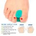 Soft Silicone Toe Separator Spacers for Bunions - Men and Women - Skin Friendly - Correct Overlapping Toes - Sports Activities - Buy Online on SooperMarket.com