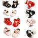 RVROVIC Baby Girl Moccasins | Infant Princess Sparkly Soft Sole Shoes | 0-6 Months | Black - Buy Online on SooperMarket.com