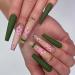 Dajidafu Artificial Nails Decals Nail Wearable Stylish Fingernails Manicure Accessories for Ballerina Wedding Party Office - Buy Online on SooperMarket.com