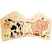 Shop Hess Wooden Toys 14313 - Handmade Wooden Mouse Picture Book for Kids 6+ Months - Eco-Friendly Farm Motifs - Buy Online on SooperMarket.com