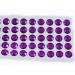 KraftGenius Allstarco 10mm SS48 Purple Amethyst Self Adhesive Acrylic Rhinestones Plastic Face Gems Stick On Body Jewels for DIY Cards and Invitations Crafts Bling Sticker - 5 Sheets - 250PCS Purple Amethyst 10mm