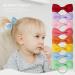 40 Pieces Baby Girls Hair Loops with Elastic Ties | Seamless Soft Ponytail Holders - Cute Hair Accessories for Kids - Buy Online on SooperMarket.com