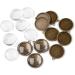 1 Transparent Glass Dome Tiles - 60 Pieces Clear Round Gems for Christmas Decor & Jewelry Making - Buy Online on SooperMarket.com