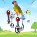 Ycnpeatt 1Piece Bird Swing Toys Parrot Hanging Chewing Toys for Parakeet Cockatiel Conure Cockatoo Macaw African Greys Parrot Cage Toys Blue - Buy Online on SooperMarket.com