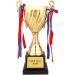 Large Gold Trophy Cup for Sports Tournaments & Competitions - Soccer, Football, Leagues, & Teamwork Awards - Buy Online on SooperMarket.com
