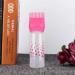 Hair Oil Applicator Brush Hair Dye Bottle with Comb Teeth 170ml Hair Color Applicator Brush for Professional Salon or DIY Home Use (Rose Red)