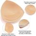 Bra Pads Inserts 3 Pairs - Nimiah Sewn Edges A/B C/D D/E Cup Sizes | Beige Black White Options | Small-Medium Size - Buy Online on SooperMarket.com