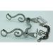 Kandare Spanish Baroque Portugi Show 12.5 13.5 15.5 16.5 gold or silver colors Tysons including chin chain (16.5 silver colors) 16.5 silver colors