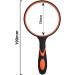 10x Magnifying Glass with Non-Slip Rubber Handle - Ideal for Seniors & Kids Perfect for Reading Books Maps Coins & Hobbies - 75mm Yellow - Buy Online on SooperMarket.com