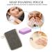 Lurrose Black Linen Soap Bag - Exfoliating Peeling Mesh for Shower & Facial Use | Eco-Friendly Foaming Soap Sac - Buy Online on SooperMarket.com