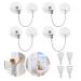 Window Safety Locks Sunallwell 4Pcs Window Restrictors Locks for UPVC No Drilling Child proofing Locks Fridge Locks Cupboard Lock with Key Window Restrictor for Kids Door Lock for Childproof