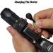 Laswin Tactical Flashlight with Red Laser Sight Combo | Magnetic Charging | for Handguns, Pistol, Glock, Rifles, Shotguns - Buy Online on SooperMarket.com