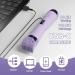 Buy Bikini Trimmer for Women - 2 in 1 Electric Shaver & Waterproof Pubic Hair Remover - USB-C Charging Painless with Dual Lights in Purple - Buy Online on SooperMarket.com