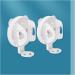 Elzey Electric Toothbrushes - 2-Piece Wall-Mounted Holder | Creative Bathroom Storage Frame - Buy Online on SooperMarket.com