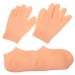 Mikinona Moisturising Socks 1 Set Sun Protection Skin Lotion Miss Waterproof Socks whitening moisturizing Gloves Elasticity Anti-Crack Care Water Proof Overnight moisturizing Gloves