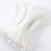 30 Yards 1/4 Inch Elastic Band String for Sewing Masks - White Cord Elastic Rope Heavy Stretch High Elasticity Knit Braided Elastic for Sewing Crafts