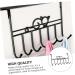 ABOOFAN 7 Door Hook Coat Hangers Hat Hangers Rustic Decor Over Door Organizer Hanging Office Storage Rack - Buy Online on SooperMarket.com