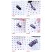 4 Pcs Nail Magnet Tool Set - High Quality Double Ended Magnet Wand for Cat Eye Gel Nail Art | Pure Vie - Buy Online on SooperMarket.com