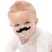 Jomewory mustache pacifier 0-6 months jaw-friendly pacifier cute kissible mustache pacifier for babies and toddlers unisex