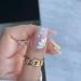 Yellow Daisy French Tip Press on Nails - 24Pcs Short Square False Nails for Women - Buy Online on SooperMarket.com