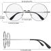 Shop 3-Piece Retro Round Glasses | Unisex Vintage Metal Frame & Clear Lenses - Perfect for Decoration! - Buy Online on SooperMarket.com