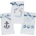Luxury Ocean Themed Dolphins Fingertip Towels - 6-Piece Set 12x20 Inches - Buy Online on SooperMarket.com
