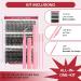 Rxuaw DIY Eyelash Extension Kit with and Seal Wispy D Curl Individual Lashes Kit for Self Application at Home Combination 1 - Buy Online on SooperMarket.com