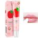 Lip Sleeping Mask Strawberry Lip Balm Overnight Lip Masks Skincare Lip Oils Moisturizing Lip Balm Stick Lip Plumper Lip Moisturiser for Dry Chapped Peeling Cracked Lips Fades Lip Lines