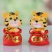 ORFOFE Digital Dash 1pc Year of The Tiger Bobble Head Ornament Crafts Office Resin Shake Your Head Red Fengshui Statue Red 1 6X6X9.5CM - Buy Online on SooperMarket.com