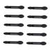 FOYTOKI 10pcs Eye Shadow Sponge Applicator Maquillaje Fard Eyeshadow Dual Sides Eyeshadow Black