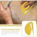 Pet Knotting Comb 2024 New De Knotting Comb for Dog and Cat Pet Dog Shedding Brush Puppy Kitten Brush Hair Removal Tool Knotting Comb Pet Grooming Tool Tangle Remover Leaf-Black Onesize - Buy Online on SooperMarket.com