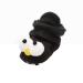 TMEOG Baby Booties Slippers Infant Boots Newborn First Walking Shoes Baby Winter Sock Crib Shoes for Boys Girls 0-18Months 6-12 Months H Black Big Eyes
