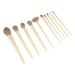 Soft Comfortable Grip 10pcs Eye Shadow & Concealer Brush Set | Premium Makeup Brushes for Creamy & Powder Application - Buy Online on SooperMarket.com