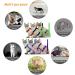 Morices 2 Pack Cat Harness and Leash Adjustable Comfortable Nylon Pet Strap Collar with Leash Escape Proof Safety Rope Leads Chest Strap for Kitten Puppy Rabbits Walking Training (Pink & Purple) Pink+Purple - Buy Online on SooperMarket.com