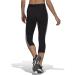 Buy adidas Women's 3/4 Leggings | Essentials 3-Stripes Black/White - International Shipping Available - Buy Online on SooperMarket.com